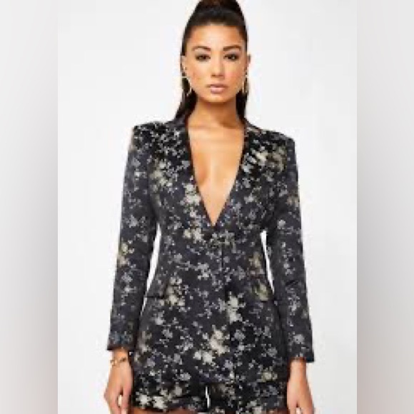 Like New Lioness Bohemian Rhapsody Satin Blazer - Picture 2 of 12